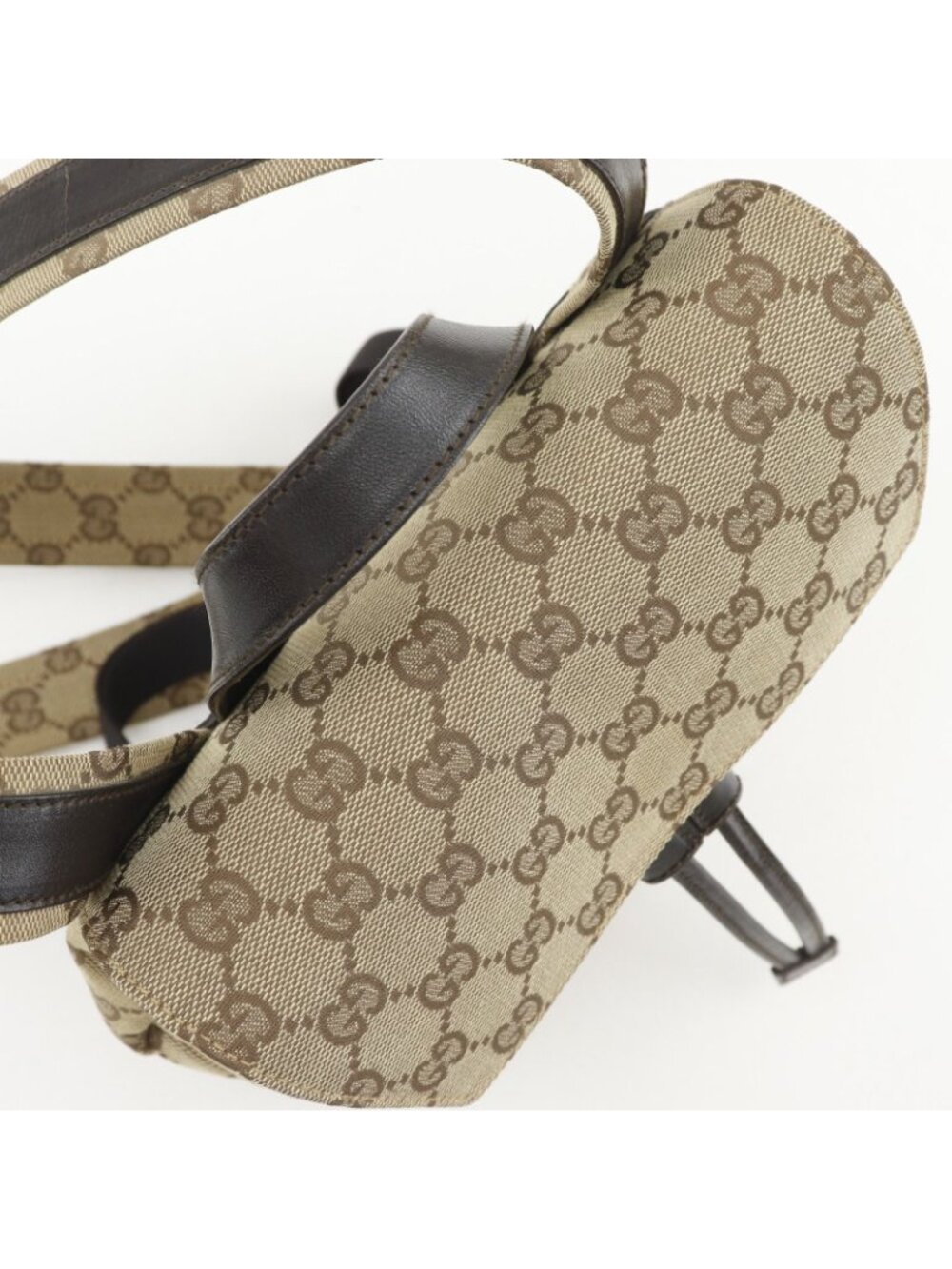 Gucci GG Canvas Brown Backpack - Picture 5 of 10